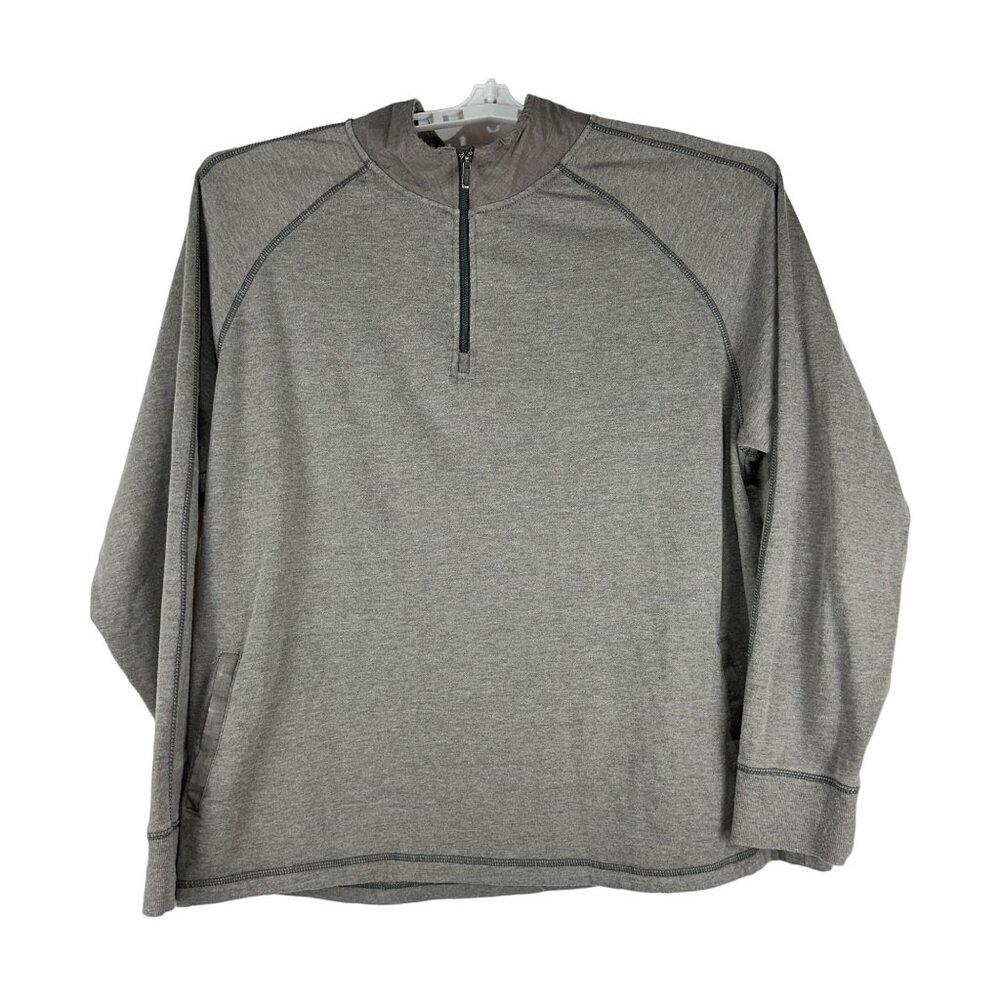 Margaritaville Mens Pullover Gray Sweatshirt XXL Polyester & Cotton